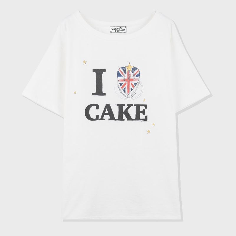 I LOVE CAKE OVERSIZE T-SHIRT