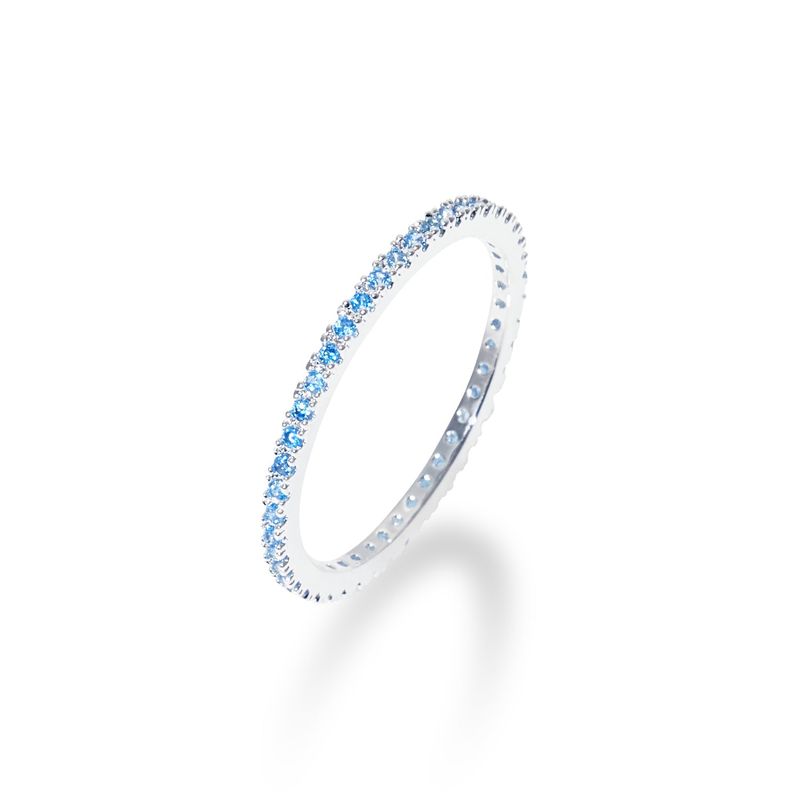 [S925] 1MM Sky Tennis Rilng (silver)
