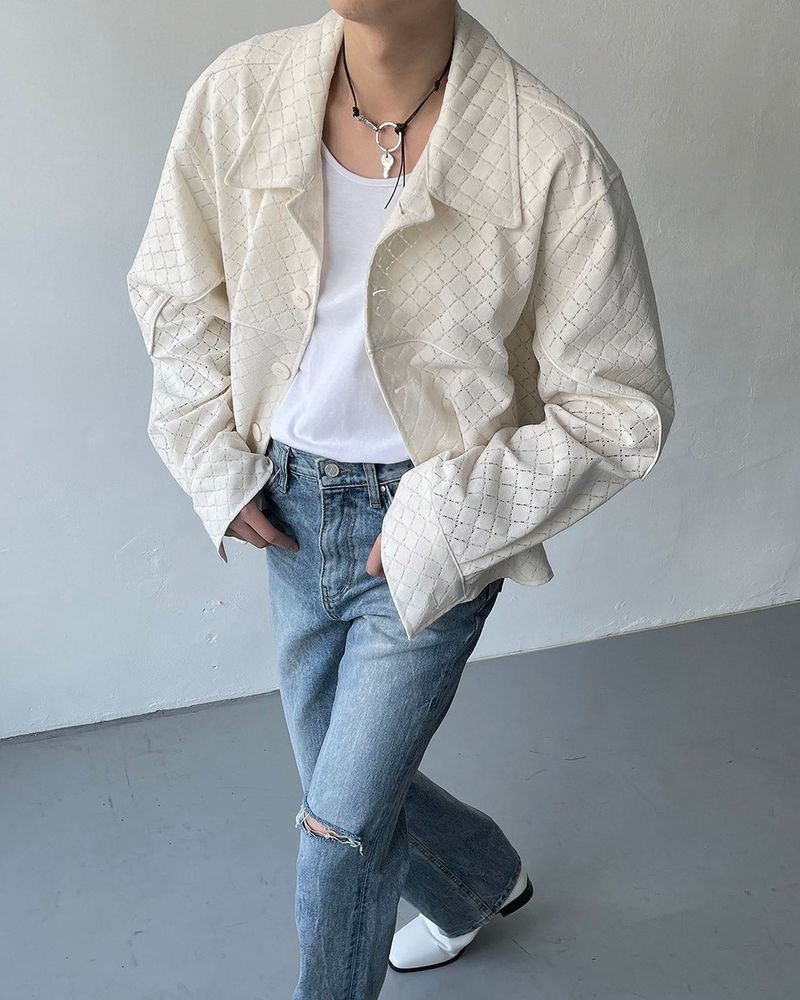 COZINESS（コジネス）の「YM Olivia Punching Jacket (2 colors)（Jackets/Outerwear）」