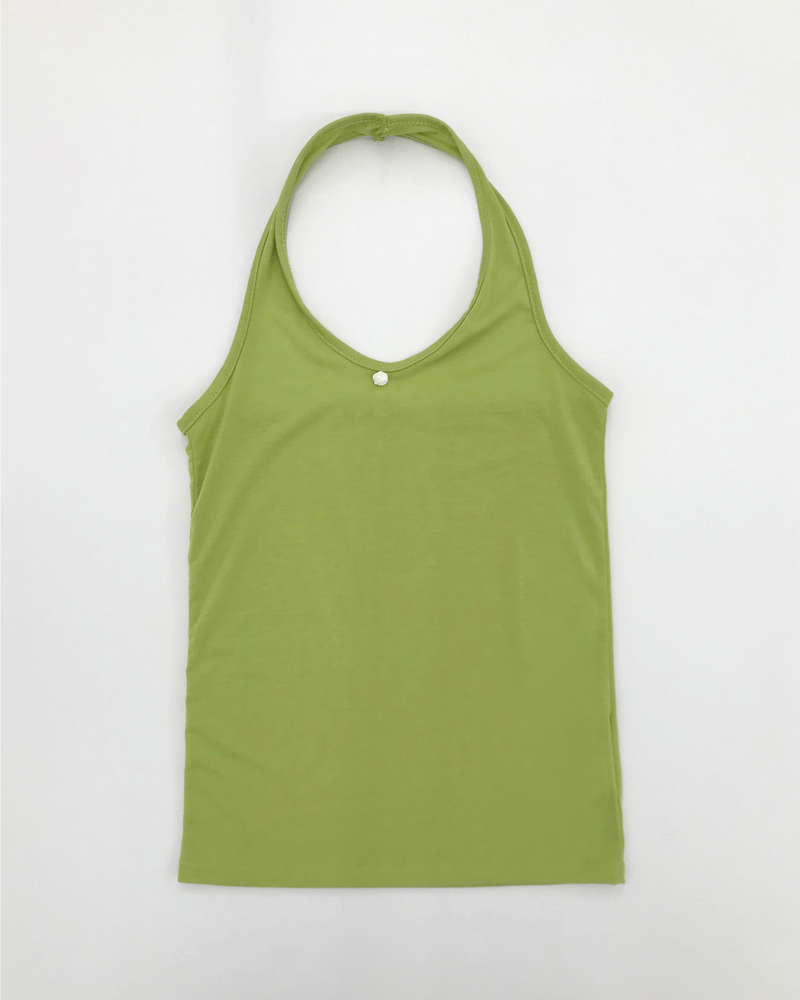 Rose Emblem Halterneck Sleeveless (8color)