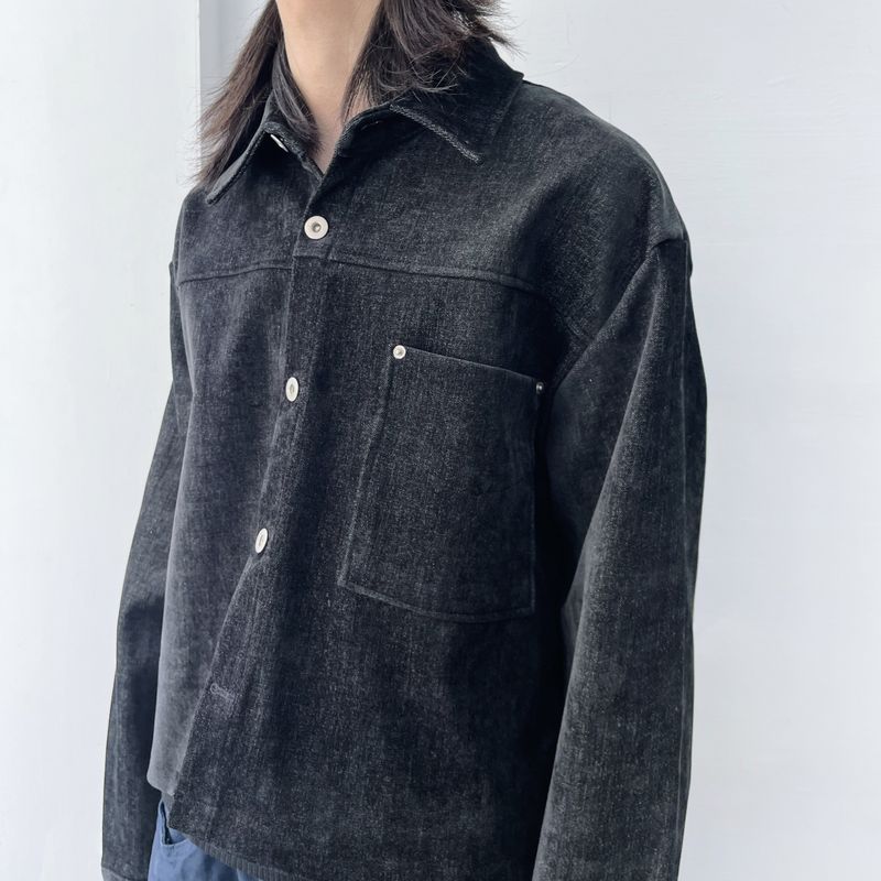 Black Fade Denim Jacket