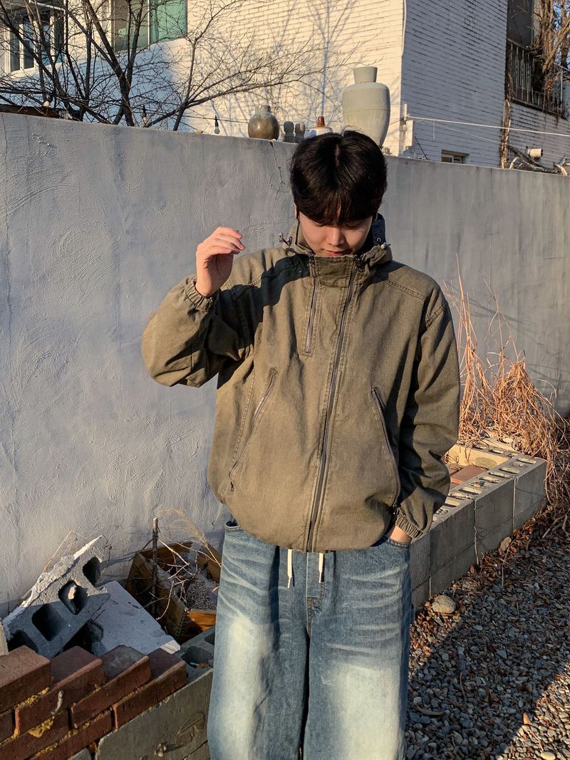 WHAT A LOOK（ワット ア ルック）の「ワークケーションダイアゴナルコットンジャケット（ジャケット/アウター）」