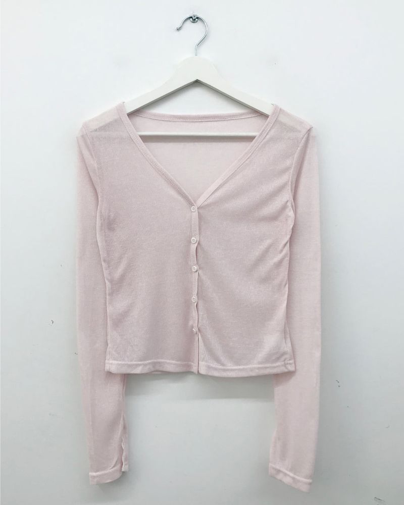 Petal Sheer Cardigan (2color)