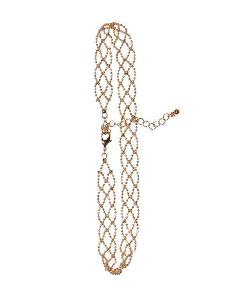 EVERYBIRTHDAY（エブリーバースデー）の「Lace gold necklace（Accessories）」