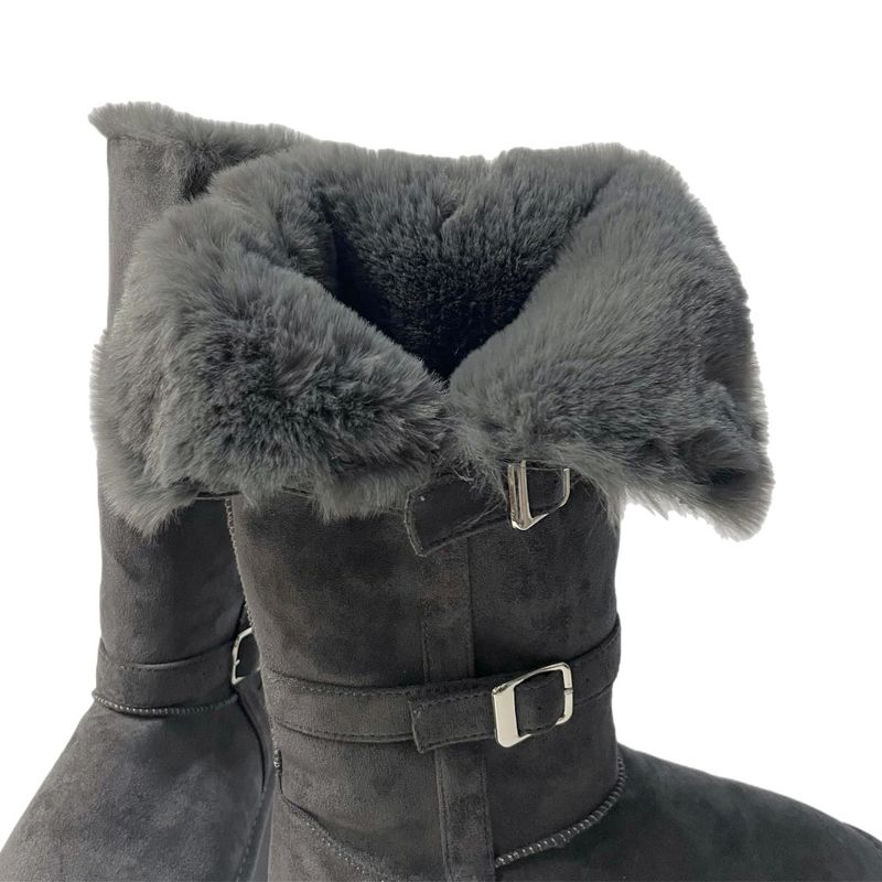 Moufee Fur-Lined Belted Long Ugg Boots