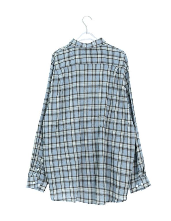 [unisex] Delice Vintage Check Long Sleeve Shirt