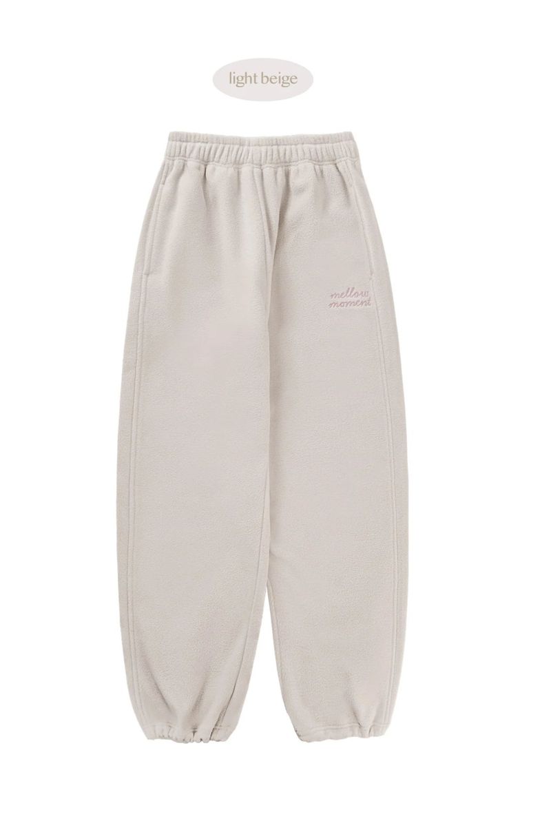 FLEECE 2WAY PANTS (Light beige)