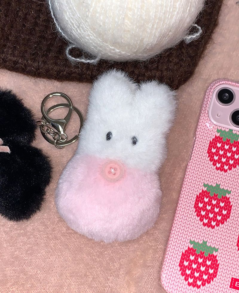 Blanket Bunny Kkongkkong Doll Keyring