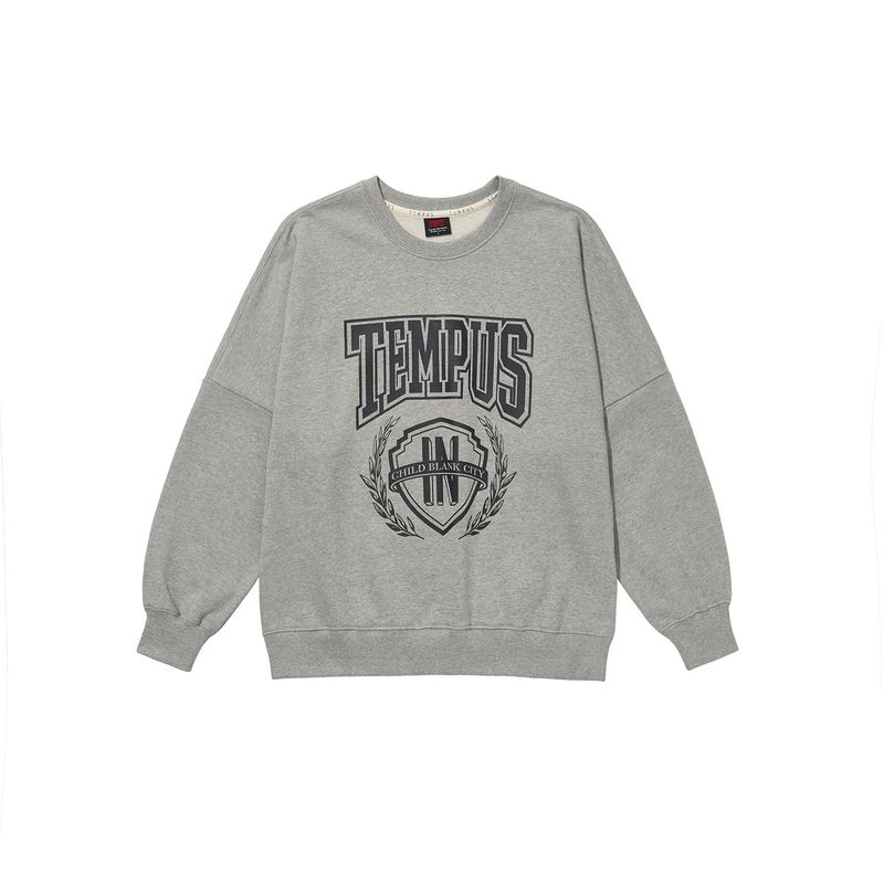 TEMPUSSTUDIO（テンプススタジオ）の「ARCH BIG TEMPUS SWEATSHIRTS [MELANGE GRAY]（Tops）」