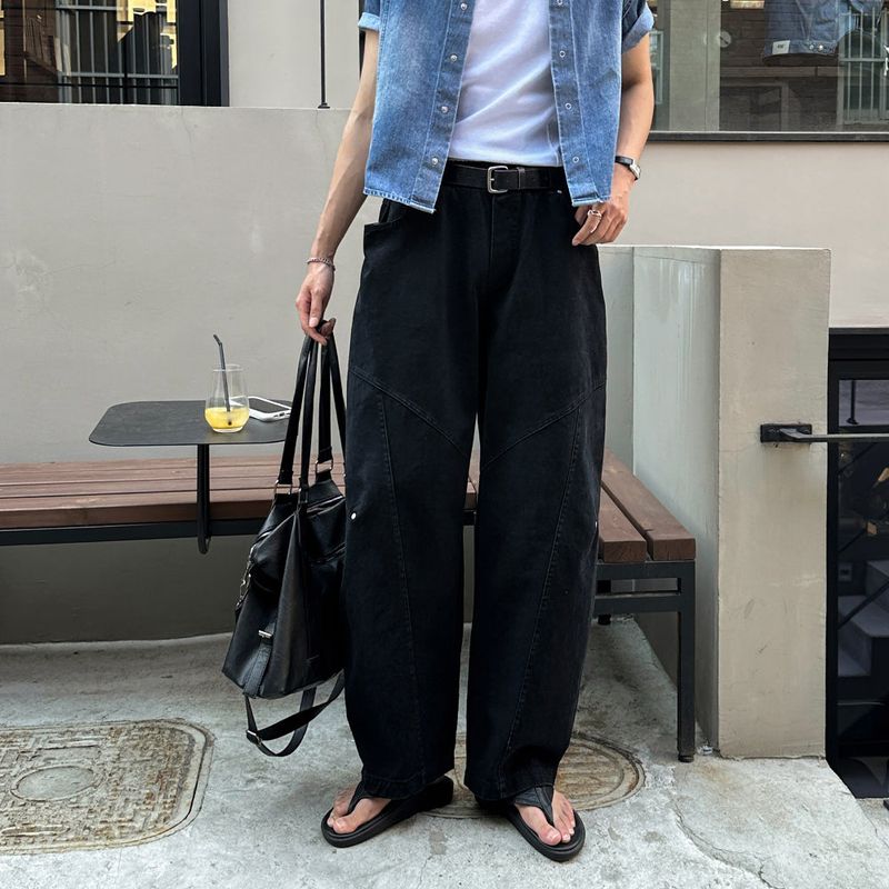 lemenne（ルメンヌ）の「LMN ウェインカチオンリベットワイドパンツ (4 colors)（パンツ）」