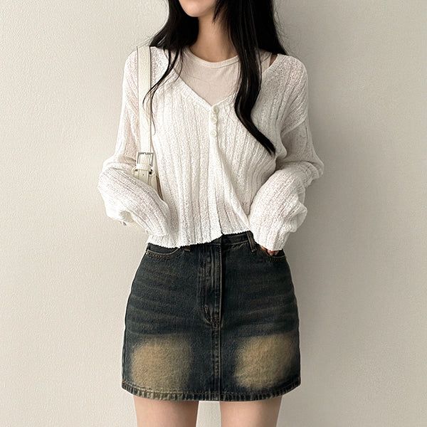 Vanity 3 Snap Knit Cardigan