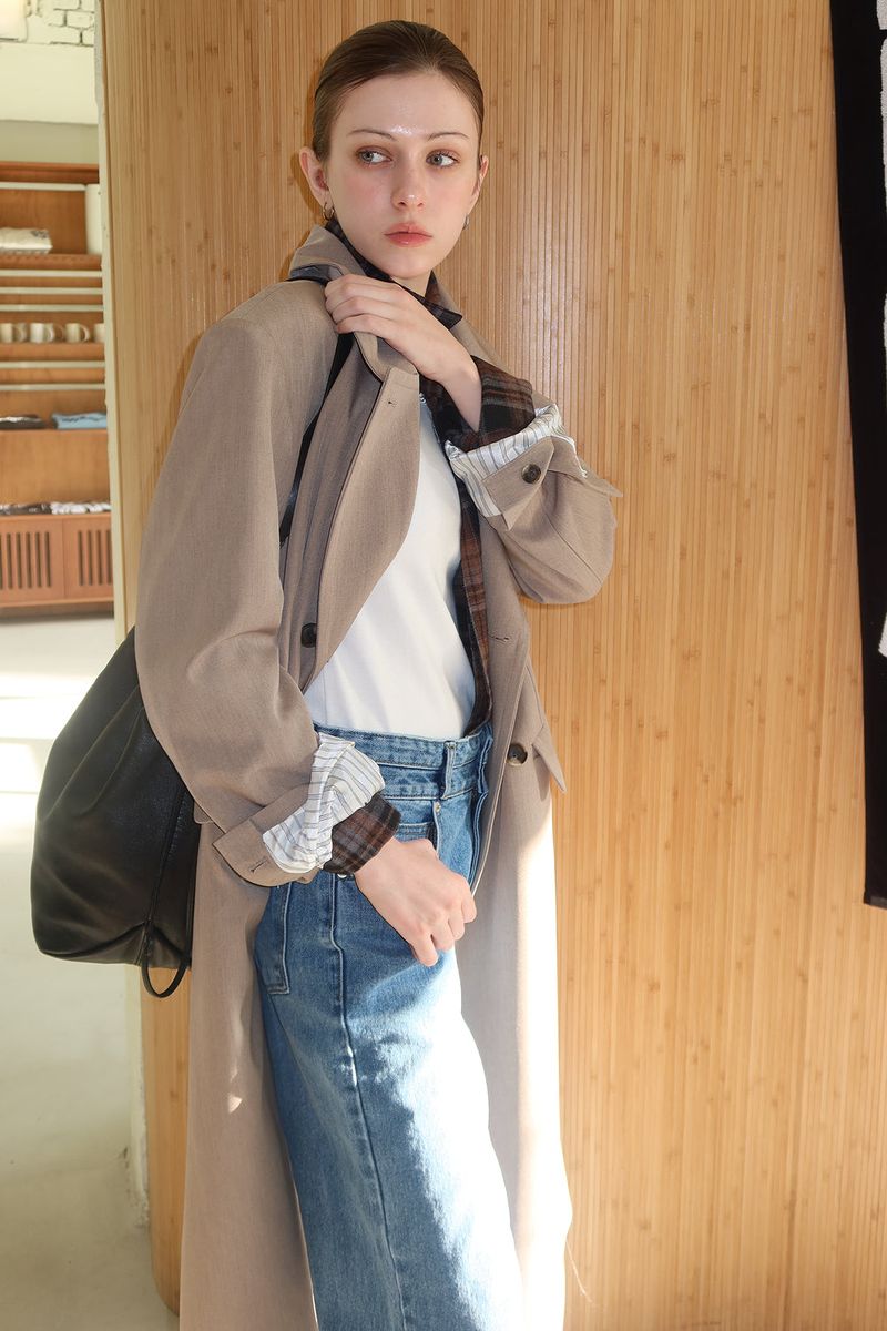 Loventina（ラヴェンティナ）の「MAXIMAL DOUBLE COAT_BEIGE（Jackets/Outerwear）」