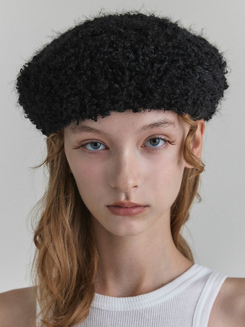 POESIEDAME（ポエジダム）の「アイネスベレーインブラックテリー（帽子）」