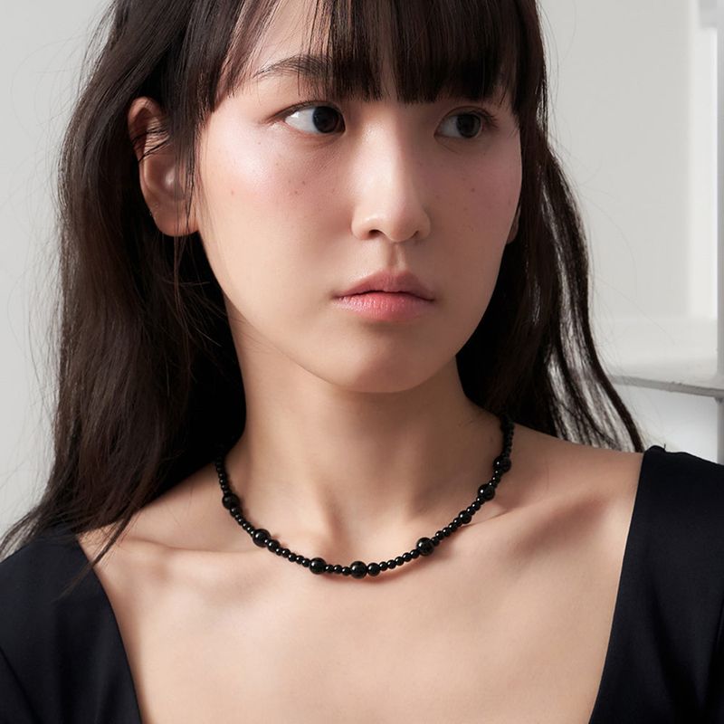 geegee(ジジ)の「onyx mix necklace(Accessories)」