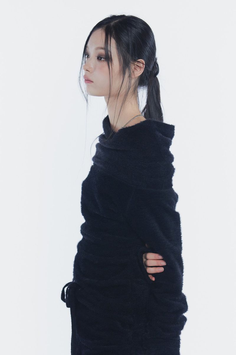 MISTY LOOSE DRESS black