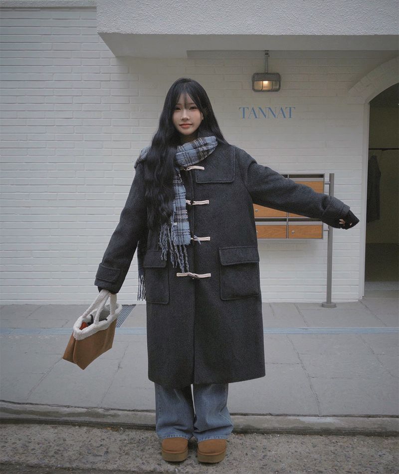 [BELLIDE MADE] Wendy's Duffle Long Coat with Toft