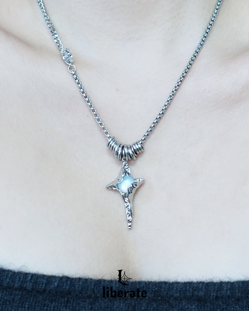 Moonstone Bold Chain Unique Necklace
