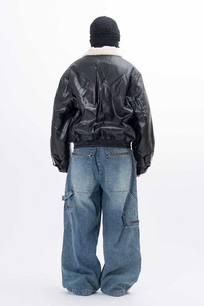Corinne Mink Fur Leather Jumper
