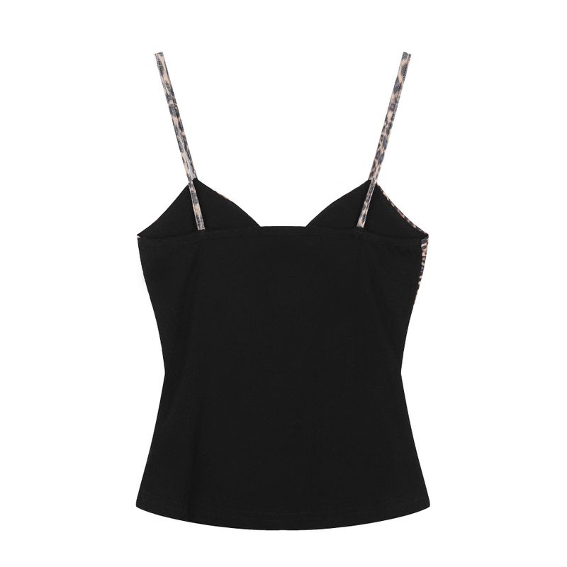 Sera Leopard Ribbon Camisole