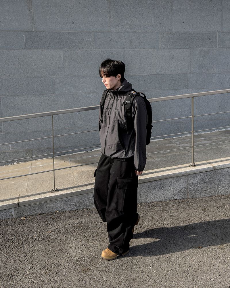 CALVET Zip-Up Hooded Windbreaker