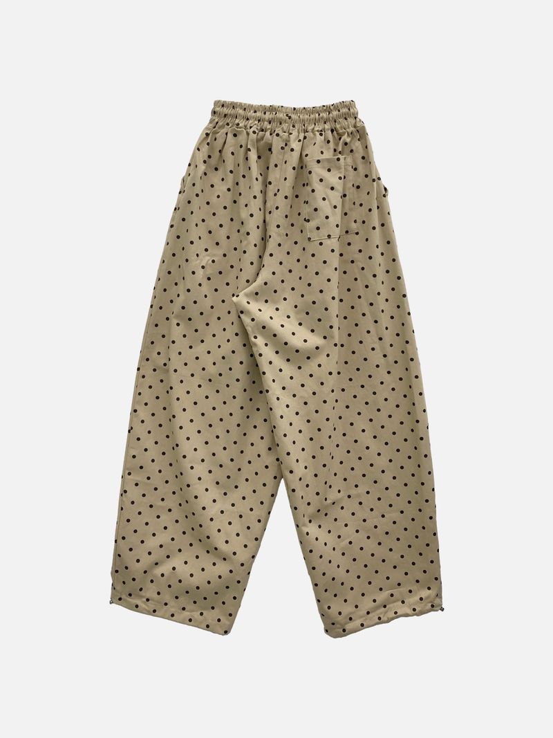 Polka Dot Wide Balloon Pants (2c)