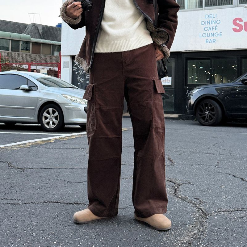 lemenne（ルメンヌ）の「LMN Saint Corduroy Cargo Wide Pants (4 colors)（Pants）」