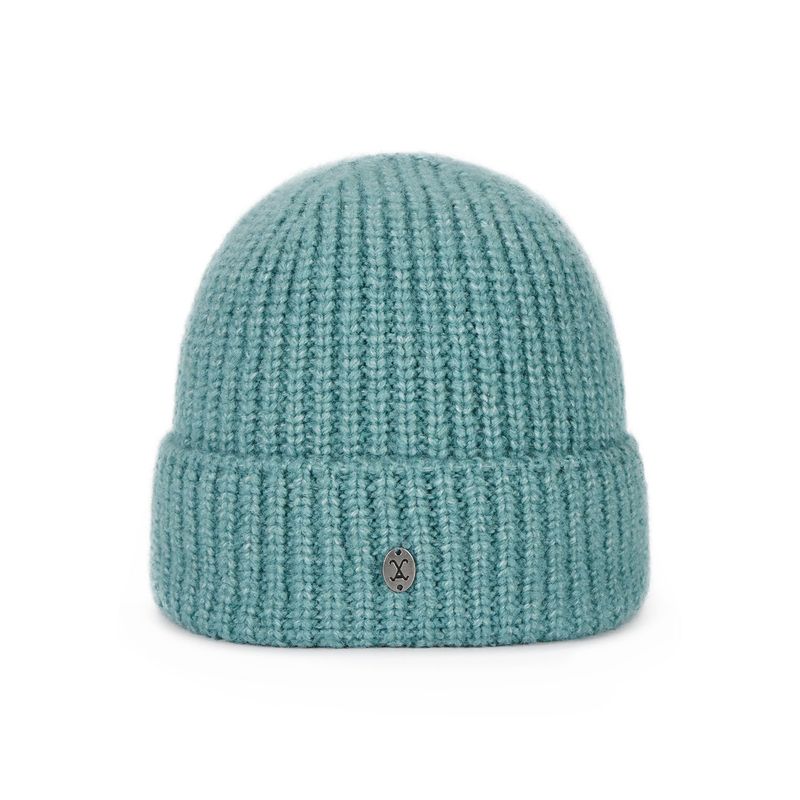 VA Curved Oval Metal Washed Beanie  / Mint