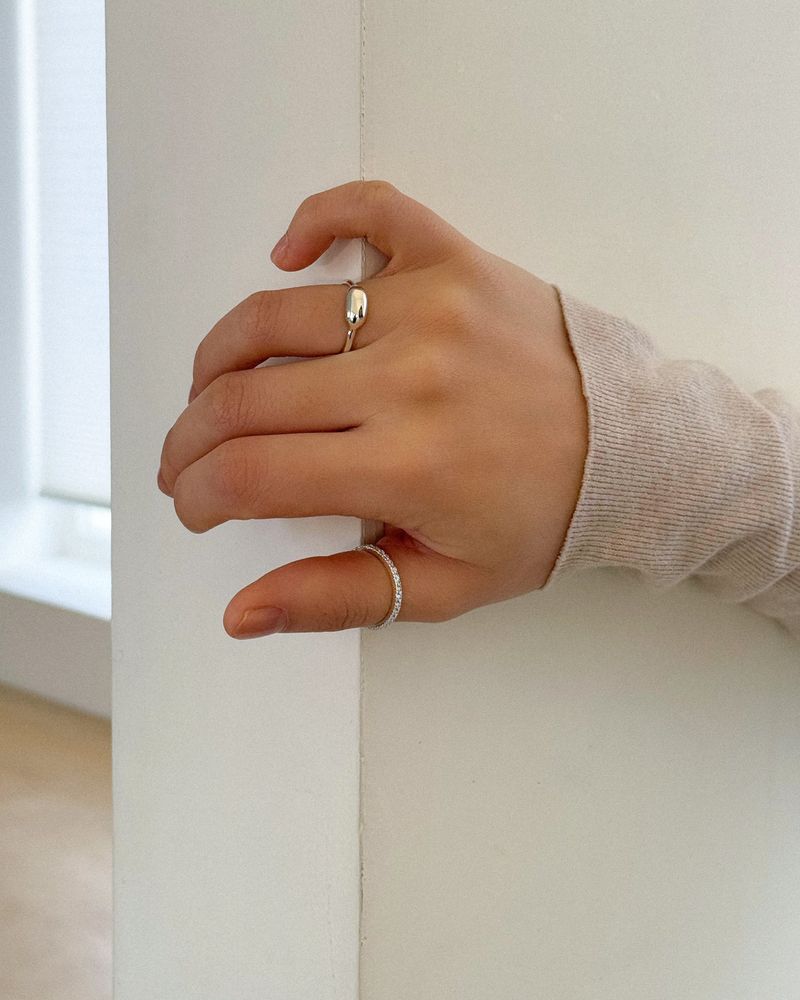 Snuggle ring (silver) *1PCS
