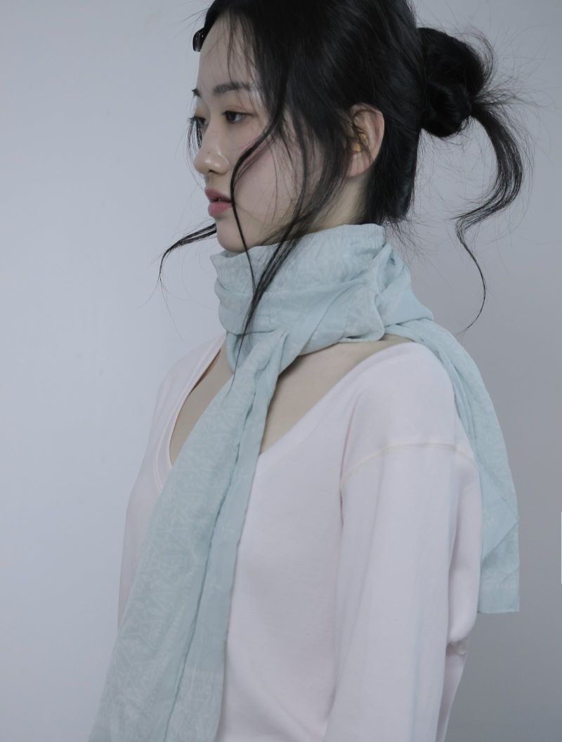 Loose V-Neck Long Sleeve -Bright pink 