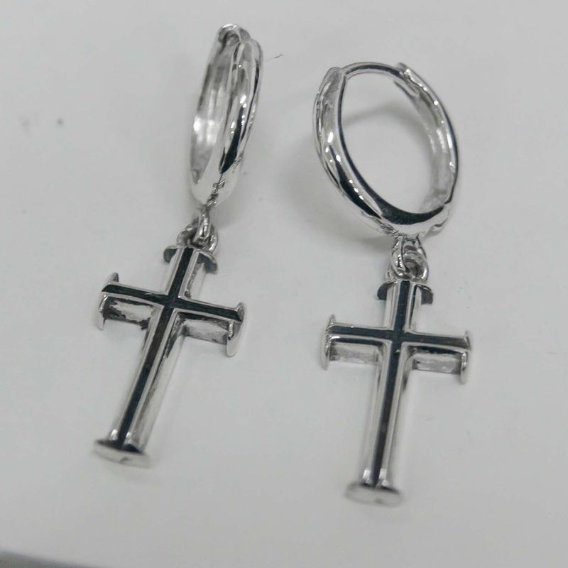 BLESSED BULLET（ブレスドブレット）の「"サイレント スモールクロス ドロップ" ピアスセット（アクセサリー）」