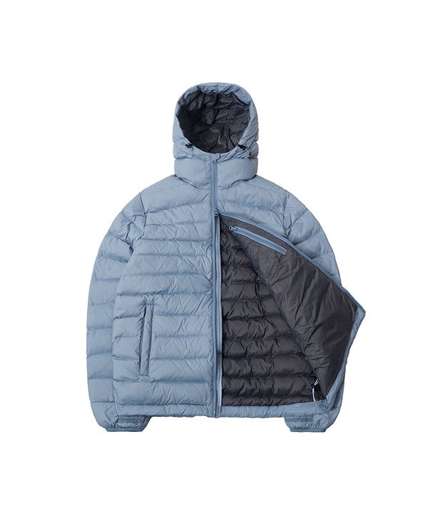 QT8 GARMENTS(キューティーエイトガーメント)の「RG Duck Down Lightweight Jacket (Sky Blue)(Jackets/Outerwear)」