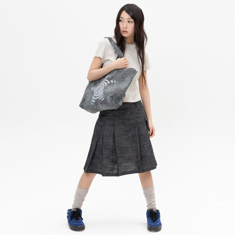 Twister Star Angel Tee - Flower Grey