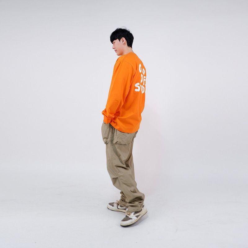 GF MAIN LOGO LONGSLEEVE - ( Orange )