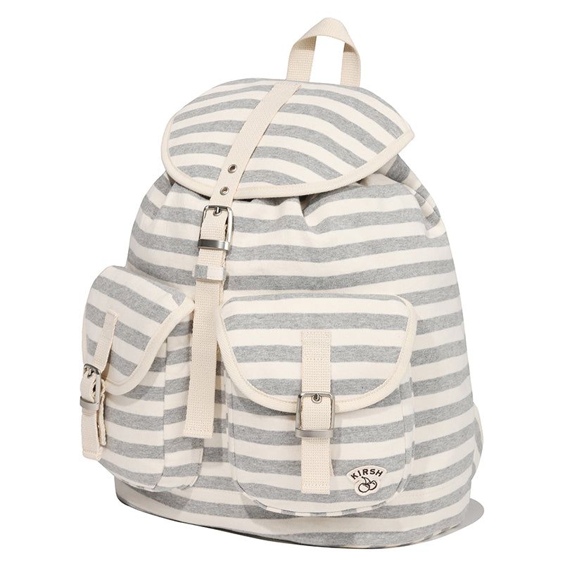 STRIPE PATTERN BACKPACK [IVORY]