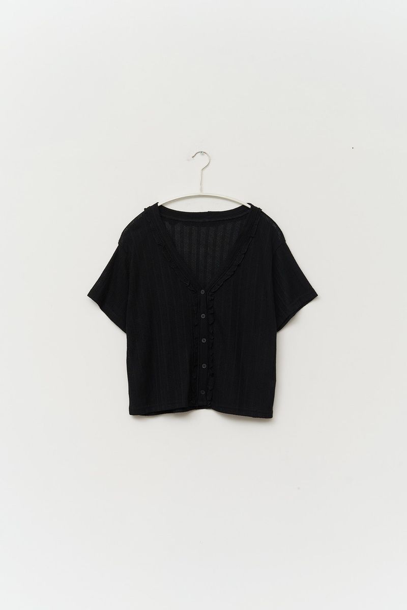 (W) Sua Ruffle Cardigan
