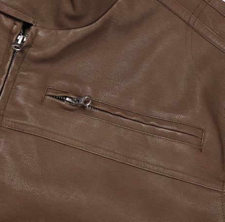 Kien Vintage Trackline Leather Jacket