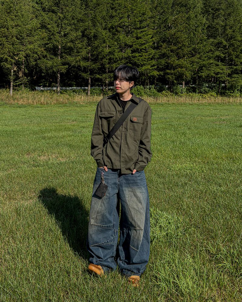 Fair Work Patch Shirt Jacket