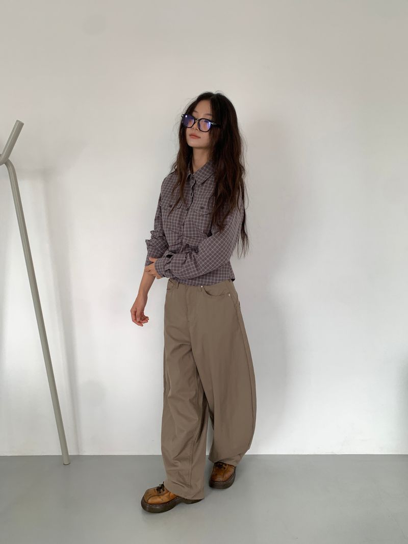 EMBO BACK BIJO CURVED PANTS (3C)