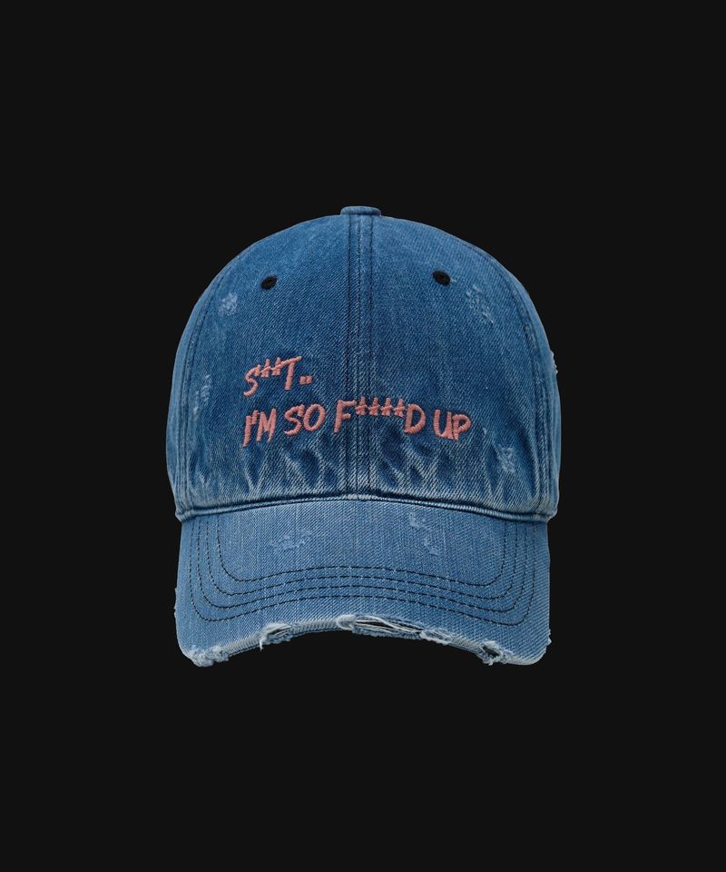 MESSAGE STRAPBACK DAMAGE -MID BLUE-