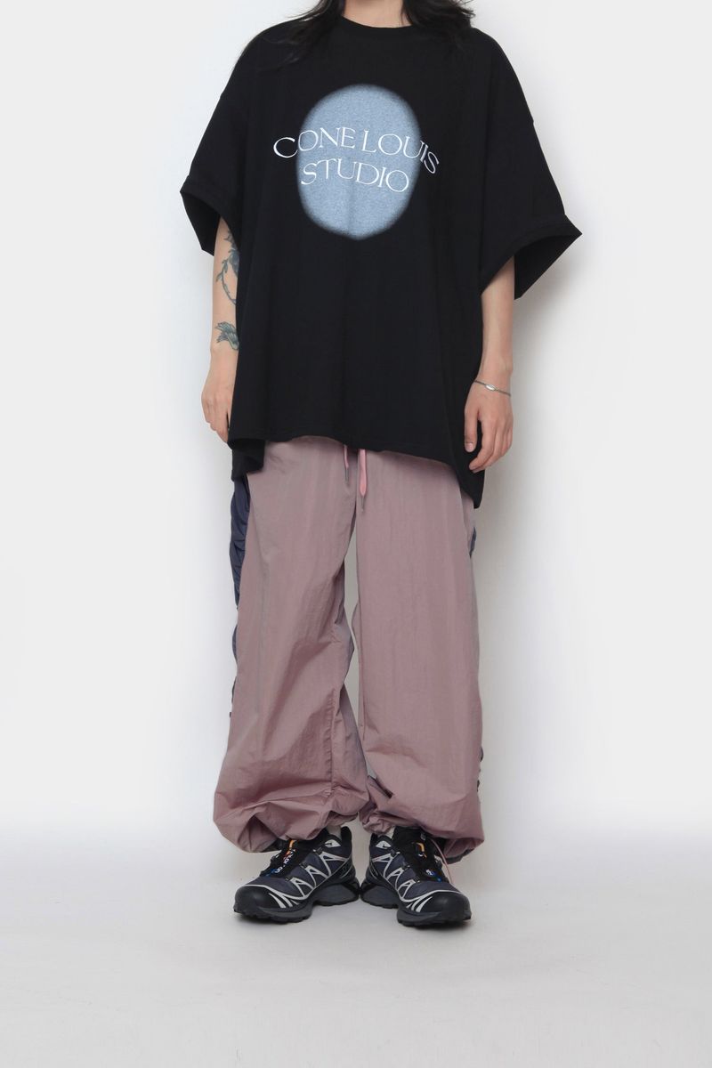 Spray  Embroidery Short Sleeve T
