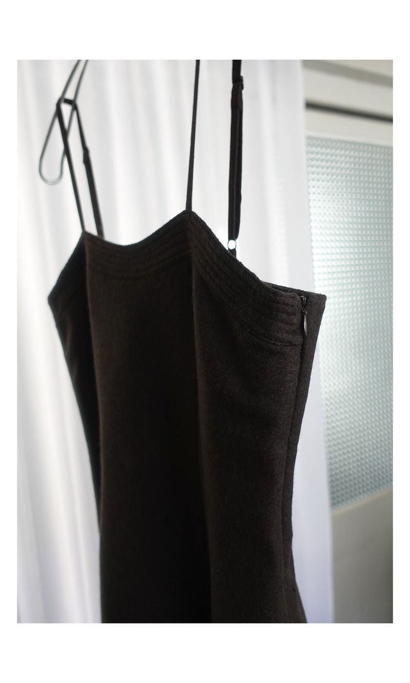Solitude wool bustier (2C)