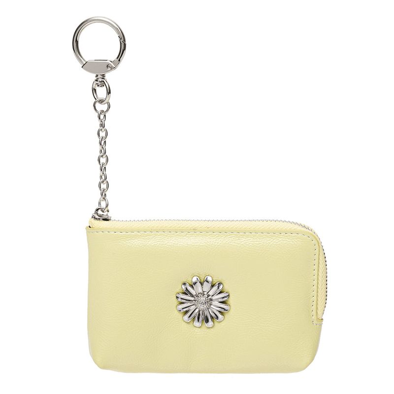 Daisy Keyring Coin Zipper Card Wallet Pouch Palelemon