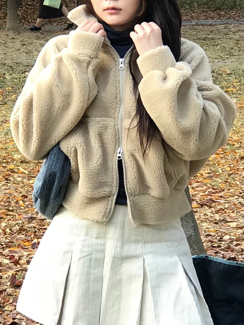 Teddy bear fleece jumper