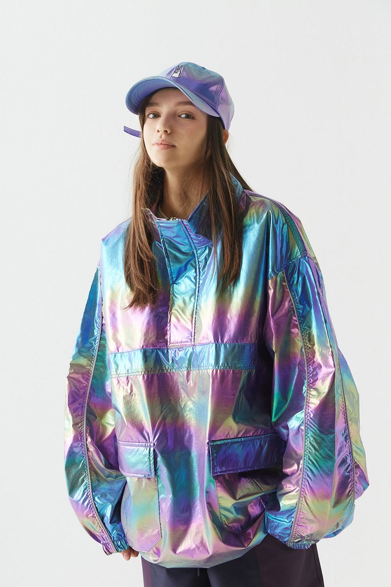 BSR2223FWCP048 GR HOLOGRAM CAP BLUE