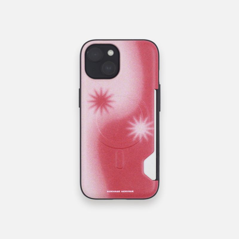 sunvase service(サンベースサービス)の「YIN YANG CASE_PINK (magsafe card bumper)(Smartphone Accessories)」