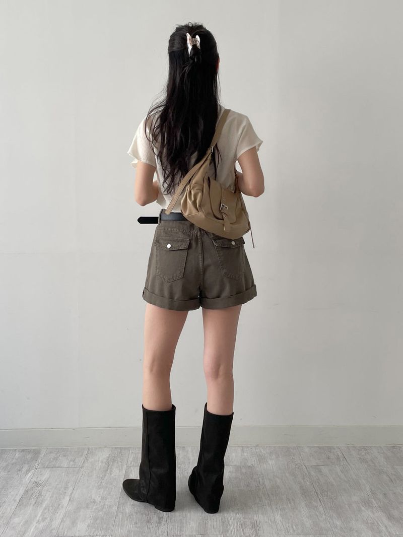 [Belt SET] Cabra Pocket Shorts