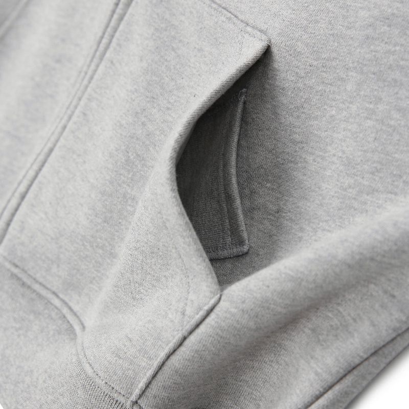 Wings Hooded Zip-up - GREY