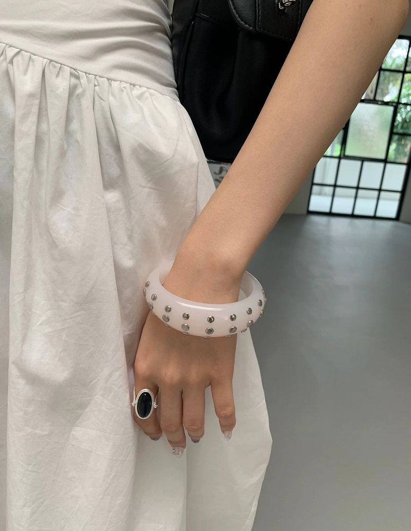 Twinkle metal stud bangle