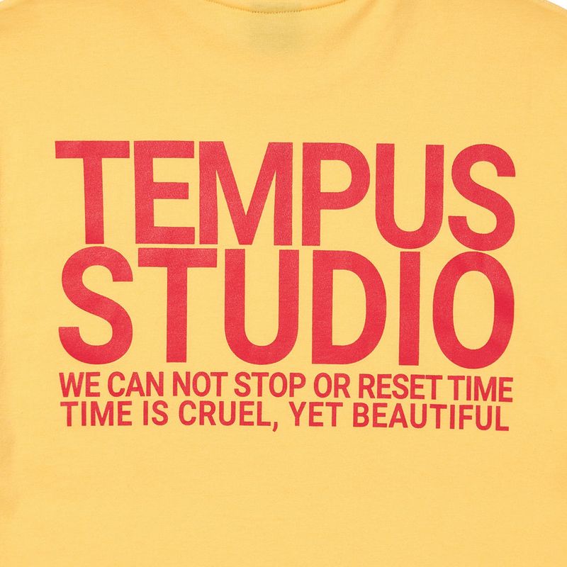 TIME LOGO T-SHIRT [YELLOW]