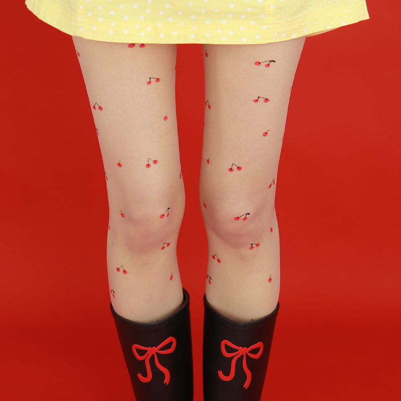 onnitella（オニテラ）の「cherry print tights（Fashion Accessories）」